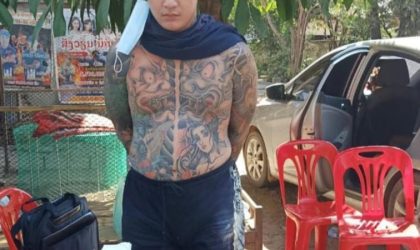 ປກສ ເມືອງຫາດຊາຍຟອງ ຈັບເປົ້າໝາຍພ້ອມຂອງກາງ ຢາບ້າ 5.572 ເມັດ