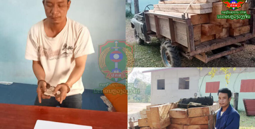 ລັກລອບຕັດໄມ້ເຂດປ່າສະຫງວນແຫ່ງຊາດ ພູເຂົາຄວາຍ ເປັນເວລາ 1 ປີ ສຸດທ້າຍຖືກຈັບ ລັກລອບຕັດໄມ້ເຂດປ່າສະຫງວນແຫ່ງຊາດ ພູເຂົາຄວາຍ ເປັນເວລາ 1 ປີ ສຸດທ້າຍຖືກຈັບ