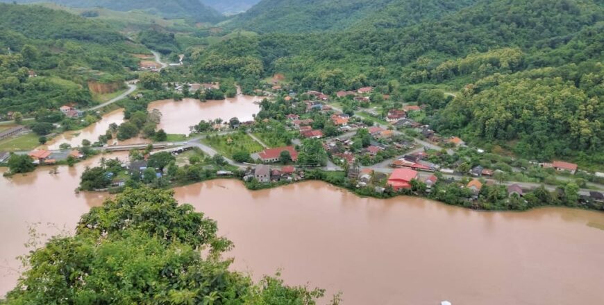 ເມືອງຄອບ ແຂວງໄຊຍະບູລີ ມີ 7 ບ້ານ ທີ່ໄດ້ຮັບຜົນກະທົບຈາກພາຍຸ Mulan