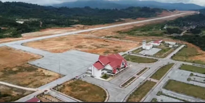 ສືບຕໍ່ສ້າງສະໜາມບິນໜອງຄ້າງ ຄາດຈະເປີດທົດລອງບິນ ວັນທີ 2 ທັນ 2022