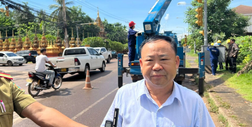 ຄບຕ ເລັ່ງສ້ອມແປງໄຟອຳນາດເປ່ເພຫລາຍຈຸດຢູ່ນະຄອນຫລວງວຽງຈັນໃຫ້ສຳເລັດ