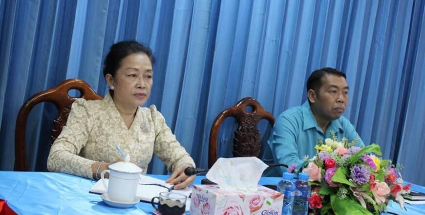 ຫົວໜ້າກົມສິລະປະວັດທະນະທຳ ຖວທ ຕິດຕາມກວດກາ ແລະ ຫາລືແກ້ໄຂ ປາກົດການຫຍໍ້ທໍ້ຕ່າງໆຢູ່ແຂວງບໍ່ແກ້ວ