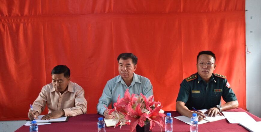 ເມືອງວັງວຽງ ແຂວງວຽງຈັນ ສຶກສາອົບຮົມປະຊາຊົນ 44 ຄອບຄົວ ທີ່ບຸກລຸກປ່າໄມ້ ແລະ ຈັບຈອງທີ່ດິນປ່າໄມ້ບໍ່ຖືກຕ້ອງ ເມືອງວັງວຽງ ແຂວງວຽງຈັນ ສຶກສາອົບຮົມປະຊາຊົນ 44 ຄອບຄົວ ທີ່ບຸກລຸກປ່າໄມ້ ແລະ ຈັບຈອງທີ່ດິນປ່າໄມ້ບໍ່ຖືກຕ້ອງ
