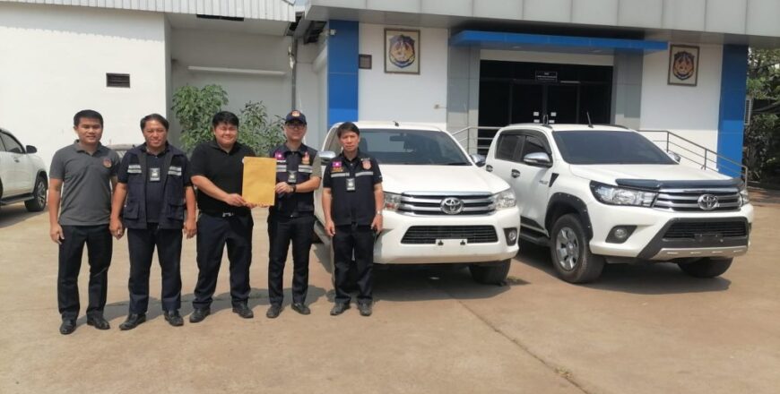 ເຈົ້າໜ້າທີ່ພາສີພະແນກ ພສປ ຕິດຕາມ-ກວດກາ ແລະ ຢຶດລົດນຳເຂົ້າບໍ່ຖືກຕ້ອງໄດ້ 4 ຄັນ ດຳເນີນຄະດີຕາມລະບຽບກົດໝາຍ
