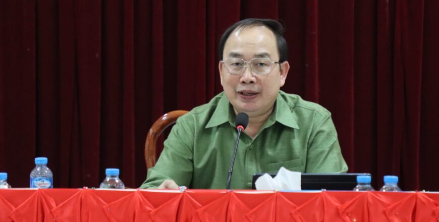 ຮອງລັດຖະມົນຕີກະຊວງສາທາ ເນັ້ນໃຫ້ຂະແໜງສາທາແຂວງອຸດົມໄຊສຸມໃສ່ຄວບຄຸມ ປ້ອງກັນການລະບາດພະຍາດຕາມລະດູການ ໃຫ້ນັບມື້ຫລຸດລົງ