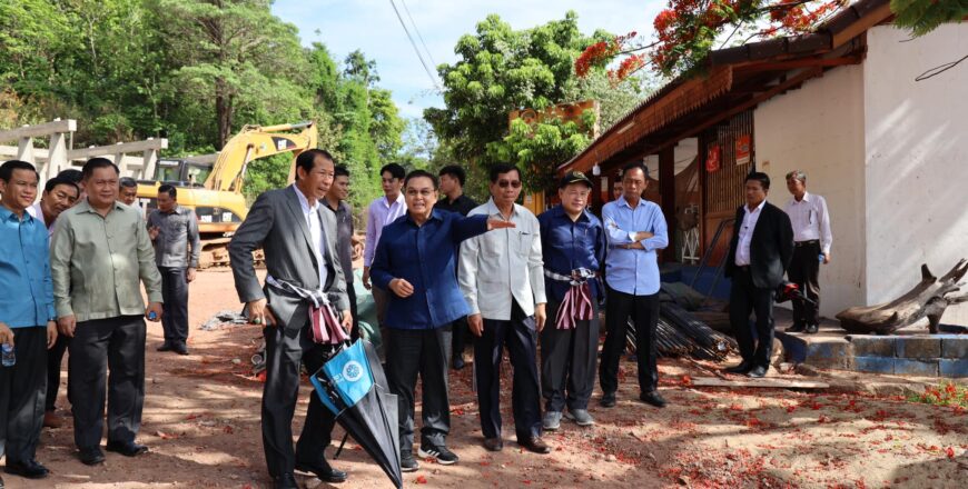 ປະທານສະພາແຫ່ງຊາດ ຊຸກຍູ້ໂຄງການພັດທະນາແຫລ່ງທ່ອງທ່ຽວອ່າງນ້ຳງື່ມ ແຂວງວຽງຈັນ