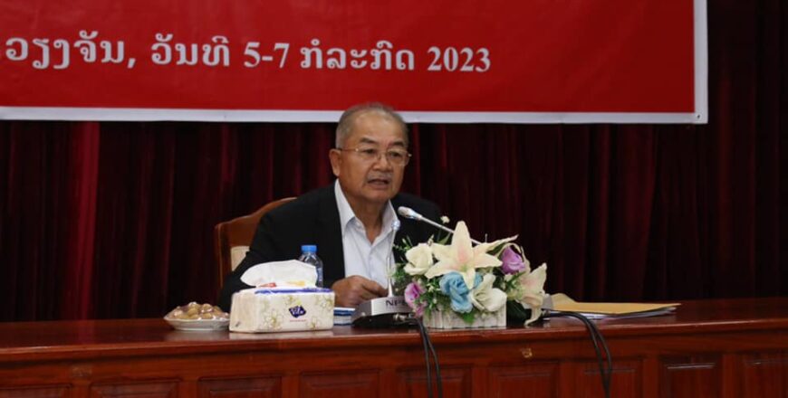 ຮອງນາຍົກລັດຖະມົນຕີ ເນັ້ນວຽກຈຸດສຸມ  ສ້າງການຫັນປ່ຽນຢ່າງແຂງແຮງໃນຂະແໜງ ຖວທ