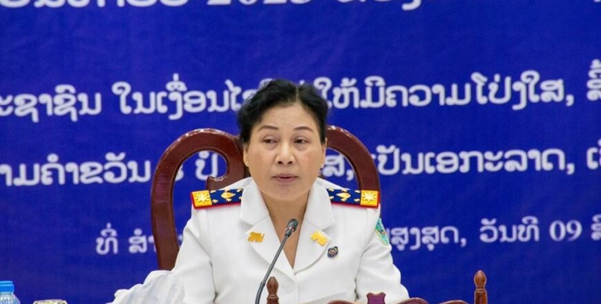 ປະທານສານປະຊາຊົນສູງສຸດ ເນັ້ນໃຫ້ຜູ້ພິພາກສາເອົາໃຈໃສ່ປະຕິບັດ 6 ຄາດໝາຍສູ້ຊົນໃນການແກ້ໄຂຄະດີ ວ່ອງໄວ, ໂປ່ງໃສ ແລະ ຖືກຕ້ອງ