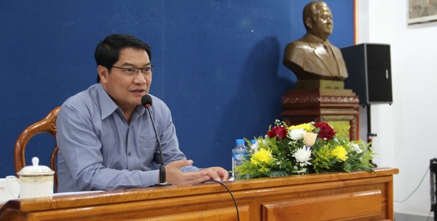 ເຈົ້າຄອງນະຄອນຫລວງ ເນັ້ນໃຫ້ ຍທຂ ສຸມໃສ່ປັບປຸງ-ສ້ອມແປງເສັ້ນທາງທີ່ຈຳເປັນພາຍໃນ ຕົວເມືອງ ນວ ເພື່ອຕ້ອນຮັບກອງປະຊຸມອາຊຽນ ເຈົ້າຄອງນະຄອນຫລວງ ເນັ້ນໃຫ້ ຍທຂ ສຸມໃສ່ປັບປຸງ-ສ້ອມແປງເສັ້ນທາງທີ່ຈຳເປັນພາຍໃນ ຕົວເມືອງ ນວ ເພື່ອຕ້ອນຮັບກອງປະຊຸມອາຊຽນ