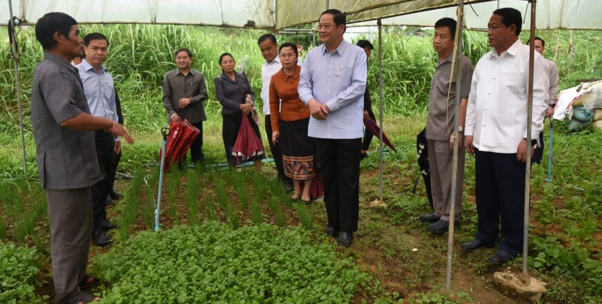ນາຍົກລັດຖະມົນຕີີ ເຄື່ອນໄຫວຊີ້ນຳວຽກງານຢູ່ແຂວງຊຽງຂວາງ