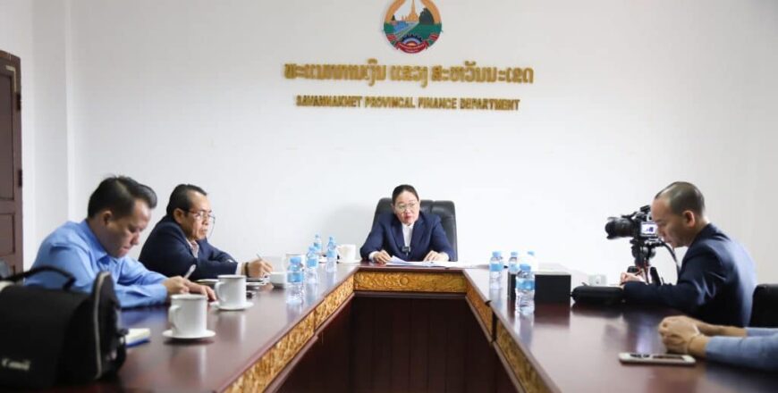 6 ເດືອນຕົ້ນປີ 2023 ພະແນກການເງິນແຂວງສະຫວັນນະເຂດ ຈັດເກັບລາຍຮັບໄດ້ 1.539,32 ຕື້ກີບ