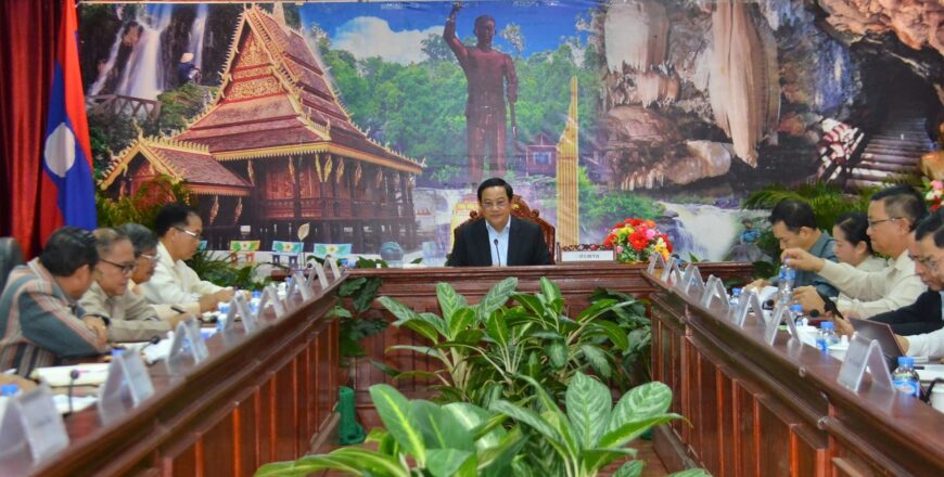ນາຍົກລັດຖະມົນຕີ ຊີ້ນຳການພັດທະນາເສດຖະກິດ-ສັງຄົມ ຢູ່ແຂວງສາລະວັນ ນາຍົກລັດຖະມົນຕີ ຊີ້ນຳການພັດທະນາເສດຖະກິດ-ສັງຄົມ ຢູ່ແຂວງສາລະວັນ