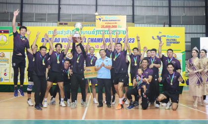 ອິນທະສອນ ຊະນະ ກອງທັບ 3-2 ເຊັດ ສ້າງປະຫວັດສາດ ຄອງແຊ໋ມບານສົ່ງ ເບຍລາວ ແຊ໋ມປ້ຽນຊິບ 2023