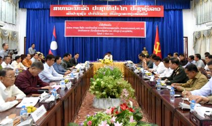 ປະທານປະເທດ ເຄື່ອນໄຫວຢ້ຽມຢາມ ແລະ ເຮັດວຽກ ຢູ່ແຂວງບໍລິຄຳໄຊ