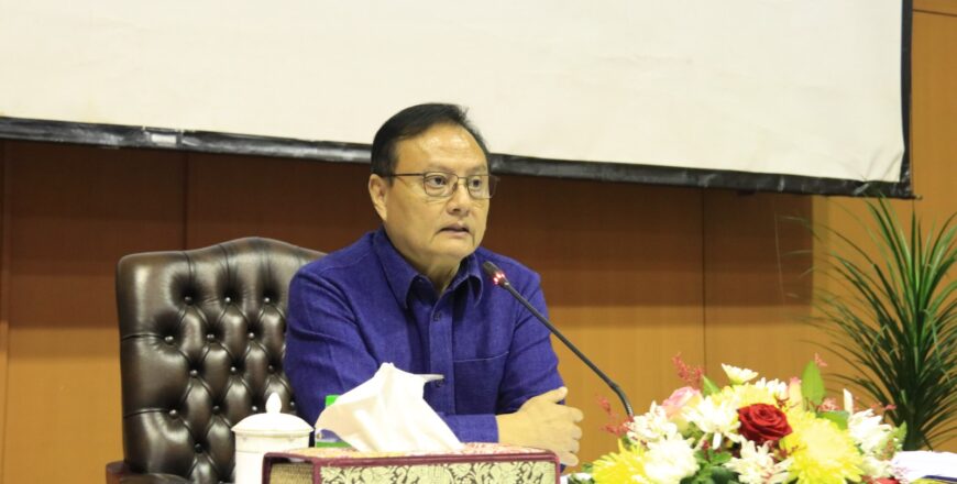 ລັດຖະມົນຕີກະຊວງການເງິນ ໂອ້ລົມພະນັກງານຂະແໜງພາສີ ເພື່ອໃຫ້ບັນລຸຕາມແຜນທີ່ວາງໄວ້