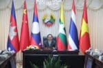 ນາຍົກ ເຂົ້າຮ່ວມກອງປະຊຸມ ຜູ້ນຳຂອບການຮ່ວມມື ແມ່ນໍ້າຂອງ-ແມ່ນໍ້າລ້ານຊ້າງ ຄັ້ງທີ 4 ແບບທາງໄກ