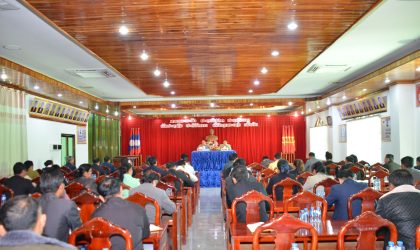 ຫົວໜ້າຫ້ອງວ່າການສຳນັກງານນາຍົກລັດຖະມົນຕີ ແນະນຳແຂວງຜົ້ງສາລີເອົາໃຈໃສ່ຊຸກຍູ້ການຜະລິດພາຍໃນໃຫ້ຫລາຍຂຶ້ນ