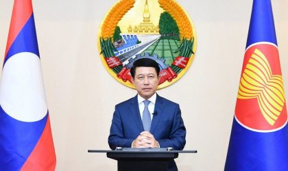 ຮອງນາຍົກລັດຖະມົນຕີ ສົ່ງສານຊົມເຊີຍ ຄູ່ຮ່ວມຕຳແໜ່ງ ລັດຖະມົນຕີກະຊວງ ການຕ່າງປະເທດ ສ ເກົາຫລີ ຄົນໃໝ່