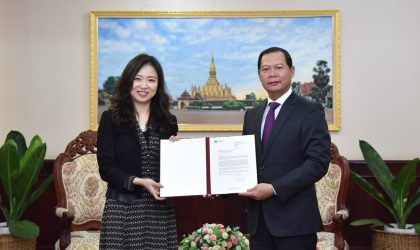 ຮອງ ລມຕ ກະຊວງການຕ່າງປະເທດ ຕ້ອນຮັບການເຂົ້າຍື່ນຈົດໝາຍແຕ່ງຕັ້ງຂອງຜູ້ຕາງໜ້າ ອົງການອຸຍແນັສໂກ ປະຈໍາ ສປປ ລາວ