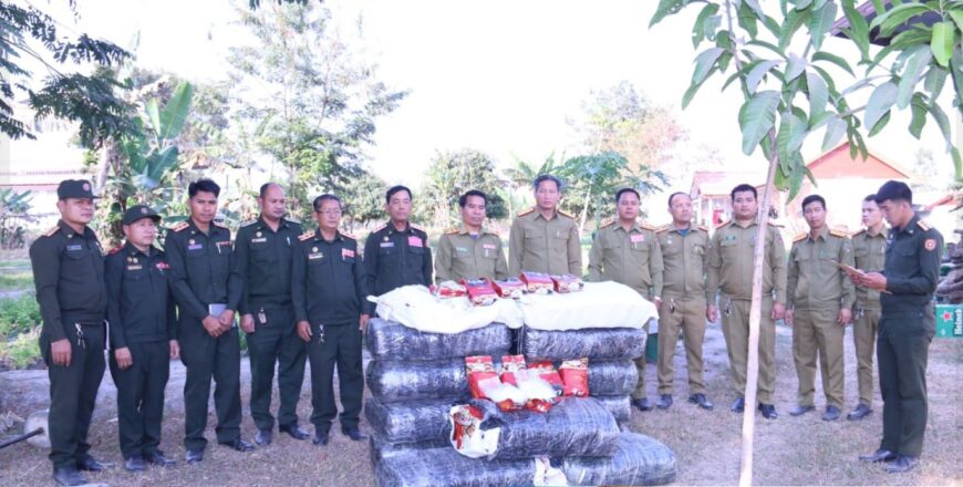 ມອບຢາໄອສ໌ 533 ກິໂລກຣາມ ທີ່ຢຶດມາໄດ້ ໃຫ້ພະແນກຕຳຫລວດສະກັດກັ້ນ ແລະ ຕ້ານຢາເສບຕິດ ປກສ ນວ