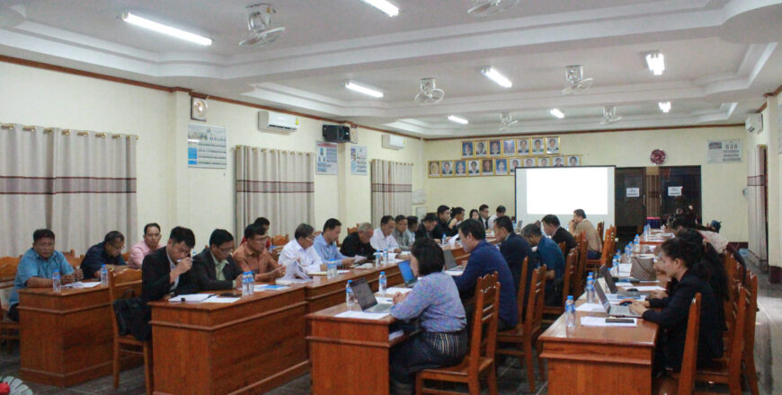 ຫາລື ປະເມີນຜົນກະທົບຕໍ່ສິ່ງແວດລ້ອມ-ສັງຄົມ ຂອງໂຮງງານຜະລິດແປ້ງມັນຕົ້ນ ຢູ່ເມືອງມະຫາໄຊ