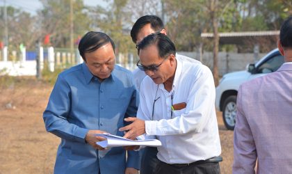 ລົງກວດກາສະຖານທີ່ ກໍ່ສ້າງໂຮງໝໍຫລັງໃໝ່ ຢູ່ສາລະວັນ ເພື່ອສະເໜີລັດຖະບານສະໜອງທຶນໃຫ້ 34 ກວ່າລ້ານໂດລາ