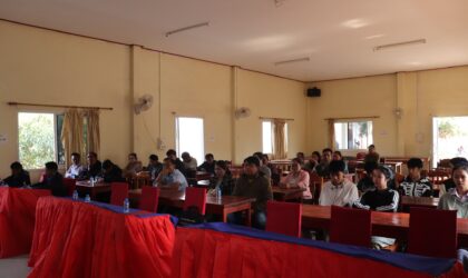 ປກສ ເມືອງຫົງສາ ສຶກສາອົບຮົມນັກຮຽນ-ນັກສຶກສາ 6 ຄົນ ທີ່ມົ້ວສຸມດື່ມນ້ຳກະທ່ອມ ແລະ ສູບຢາໄຟຟ້າ