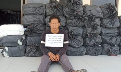 ປກສ ເມືອງຫົງສາ ກັກຕົວຜູ້ຄ້າຂາຍຢາເສບຕິດ ພ້ອມຢຶດຢາໄອສ໌ 1.033 ກິໂລກຣາມ