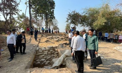 ສຳຫລວດຮ່ອງຮອຍສະຖານບູຮານ ບ້ານໜອງວຽນ ແຂວງຈຳປາສັກ ເພື່ອພັດທະນາເປັນສະຖານທີ່ທ່ອງທ່ຽວ