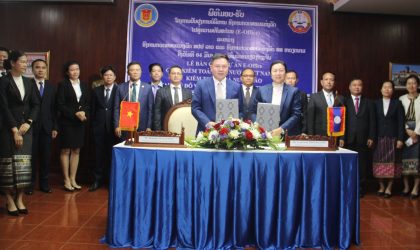 ມອບ-ຮັບ ໂຄງການປັບປຸງການບໍລິຫານຫ້ອງການອົງການກວດສອບແຫ່ງລັດ ຫັນໄປສູ່ທັນສະໄໝ ຈາກການຊ່ວຍເຫລືອຂອງ ຫວຽດນາມ