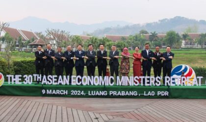 ໄຂອງປະຊຸມລັດຖະມົນຕີ ເສດຖະກິດ ອາຊຽນ ແບບວົງແຄບ ຄັ້ງທີ 30 ຢູ່ທີ່ຫລວງພະບາງ