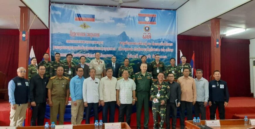 ສໍາເລັດການຮ່ວມມືກວດກູ້ ແລະ ທໍາລາຍລະເບີດບໍ່ທັນແຕກຢູ່ເມືອງກາສີ ແຂວງວຽງຈັນ