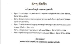 ປັບຂຶ້ນອາກອນມູນຄ່າເພີ່ມຈາກ 7 ເປັນ 10 %
