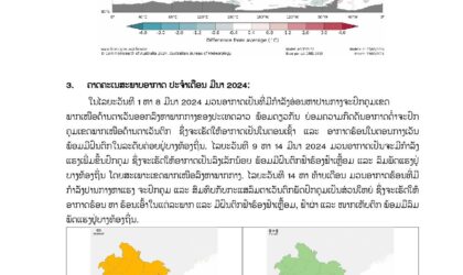 ອຸຕຸເຕືອນ ເຝົ້າລະວັງ! ເດືອນມີນາ ອາກາດຈະຮ້ອນອົບເອົ້າ ທັງຈະມີຝົນຕົກ ຟ້າຮ້ອງ ຟ້າເຫລື້ອມ, ຟ້າຜ່າ ແລະ ລົມພັດແຮງເກີດຂຶ້ນ