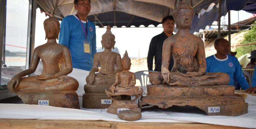 ວັນທີ 15 ພຶດສະພາ 2024 ຄົ້ນພົບພະພຸດທະຮູບປາງຊະນະມານ ທອງສຳລິດ 9 ອົງ ວັນທີ 15 ພຶດສະພາ 2024 ຄົ້ນພົບພະພຸດທະຮູບປາງຊະນະມານ ທອງສຳລິດ 9 ອົງ