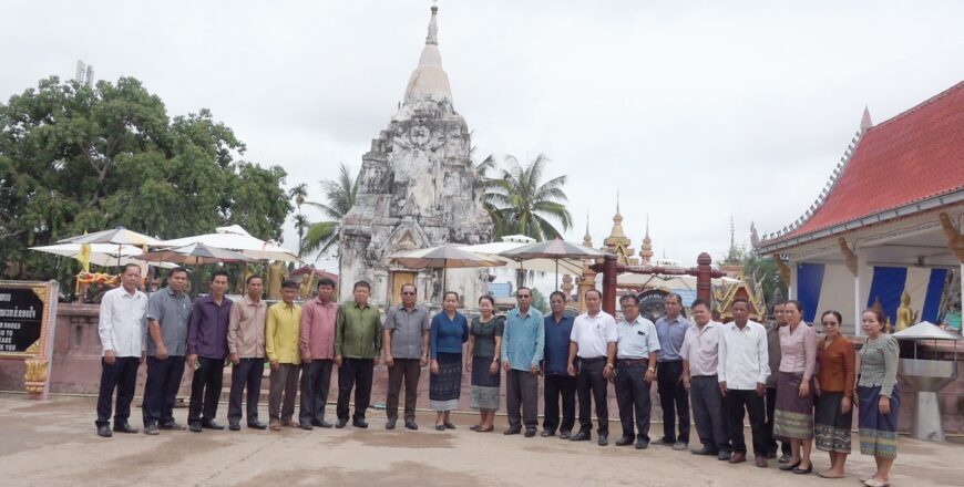 ຫາລື ຄວາມເປັນເອກະພາບຂຶ້ນທະບຽນມໍລະດົກທາງດ້ານວັດທະນະທໍາພະທາດໂຜ່ນ ແລະ ຜາສາດເຮືອນຫີນ ເມືອງໄຊພູທອງ