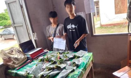 ປກສ ຫລວງນ້ຳທາ ສຶກສາອົບຮົມໄວໜຸ່ມຜູ້ຊື້-ຂາຍ ໃບກະທ່ອມ ແລະ ຕຳນິວິຈານເຈົ້າໜ້າທີ່