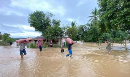 ປະຊາຊົນ 1,300 ກວ່າຄົນ ໃນ 9 ບ້ານ ຢູ່ເມືອງຊຽງຮ່ອນ ໄດ້ຮັບຜົນກະທົບນໍ້າຖ້ວມນໍ້າໄຫລຊຸ