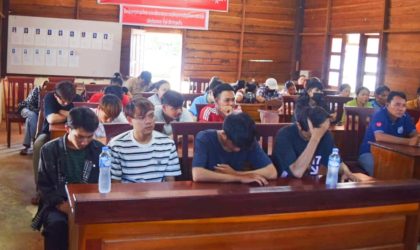 ປກສ ເມືອງໄຊເສດຖາ ສຶກສາອົບຮົມໄວໜຸ່ມ 21 ຄົນ ມົ້ວສຸມດື່ມຄໍລາເຈນ ແລະ ນ້ຳກະທ່ອມ