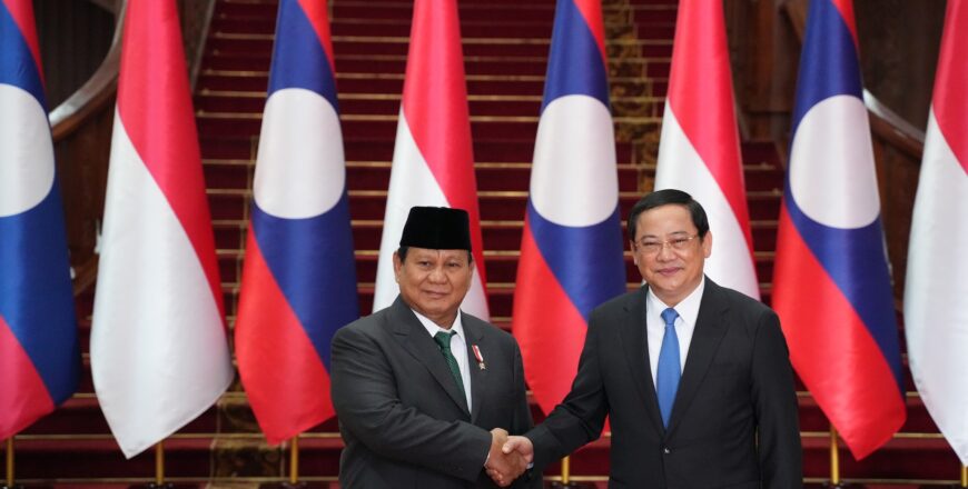 ນາຍົກລັດຖະມົນຕີ ຕ້ອນຮັບວ່າທີ ປະທານາທິບໍດີ ແຫ່ງ ສ. ອິນໂດເນເຊຍ ຄົນໃໝ່ ເຂົ້າຢ້ຽມຂໍ່ານັບ