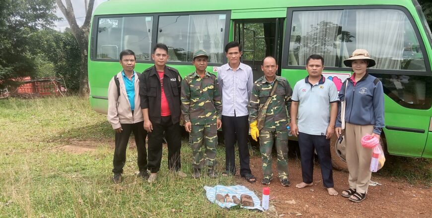 ພົບລະເບີດບໍ່ທັນແຕກ ຢູ່ບ້ານນາໝໍ້ເໜືອ ແລະ ນາໝໍ້ໃຕ້ ແຂວງອຸດົມໄຊ