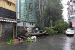 ພາຍຸໄຕ້ຝຸ່ນ ກະທ້ອນ ພັດຂຶ້ນຝັ່ງໄຕ້ຫວັນ ທີ່ເມືອງກາວສົງ ເສຍຫາຍຫລາຍ