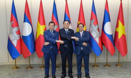 ນາຍົກລັດຖະມົນຕີ ລາວ-ຫວຽດນາມ-ກໍາປູເຈຍ ພົບປະປຶກສາຫາລືການພົວພັນຮ່ວມມື