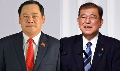 ນາຍົກລັດຖະມົນຕີ ສົ່ງສານຊົມເຊີຍ ທ່ານ ອີຊີບະ ຊິເງະຣຸ ນາຍົກລັດຖະມົນຕີຍີ່ປຸ່ນ ຄົນໃໝ່
