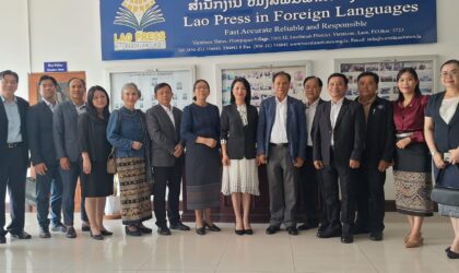 ສະມາຄົມນັກຂ່າວ ແຫ່ງ ສປປ ລາວ-ຈີນ ແລກປ່ຽນວຽກງານສື່ມວນຊົນ