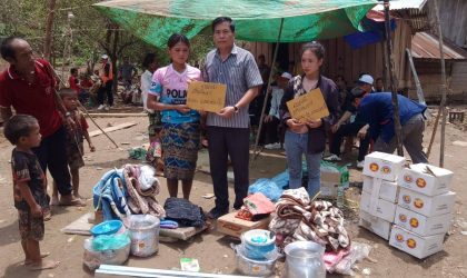 ເລັ່ງຊອກຄົ້ນຫາສົບຜູ້ທີ່ເສຍຊີວິດ ແລະ ຊ່ວຍເຫລືອຄອບຄົວຖືກນໍ້າຊຸ ຈາກຄູກັ້ນນໍ້າຊົ່ວຄາວແຕກຢູ່ເມືອງງາ