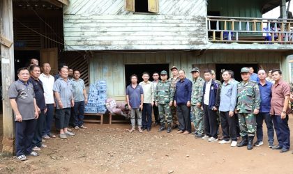 ການນຳແຂວງບໍ່ແກ້ວ ຢ້ຽມຢາມປະຊາຊົນ ຢູ່ບ້ານຈຽງຕອງ ເມືອງປາກທາ