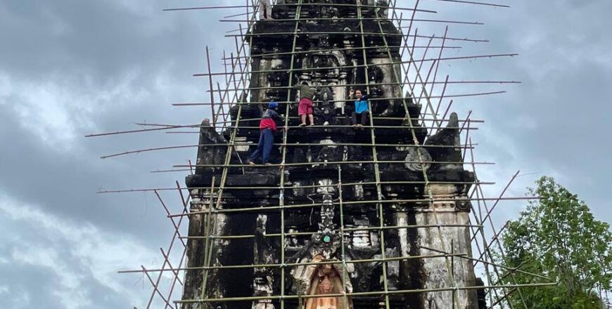 ພຣະທາດອີງຮັງ ໄດ້ຮັບການບູລະນະສຳເລັດໃນໄລຍະທີ 1