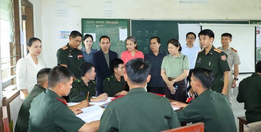 ເປີດຊຸດເຝິກອົບຮົມວິຊາຄູຊັ້ນປະຖົມສຶກສາ ຊຸດທີII ໃຫ້ແກ່ພະນັກງານ-ນັກຮົບ ເພື່ອໄປຊ່ວຍສິດສອນຢູ່ເຂດຫາງໄກສອກຫລີກ