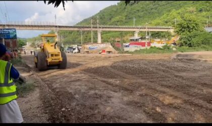 ແຂວງຫລວງພະບາງເລັ່ງ ສ້ອມແປງເສັ້ນທາງຫລວງແຫ່ງຊາດ ທີ່ເປ່ເພໜັກ